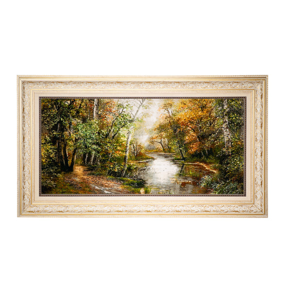 Autumn Path Beside River - 142 x 82 cm (1.1644 m2)