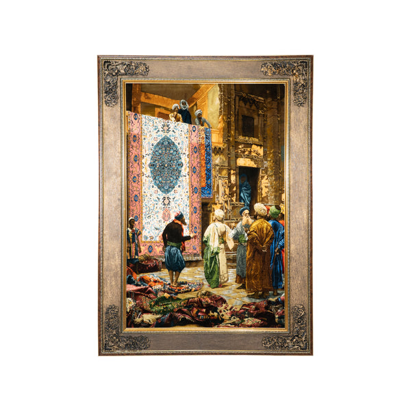 Persian Carpet Bazaar Scene - 120 x 170 cm (2.04 m2)