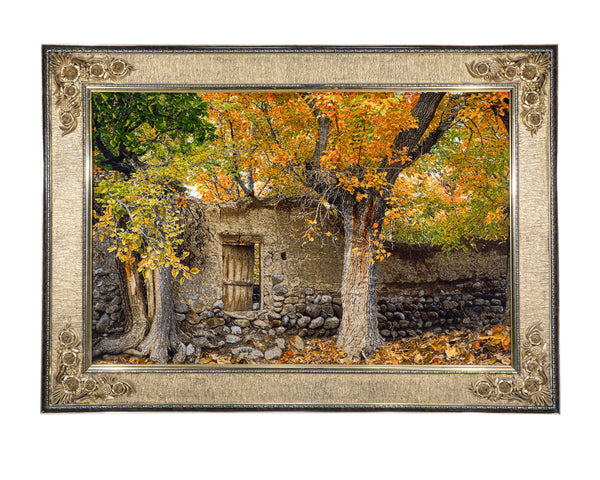 Rustic Autumn Village Scene - 160 x 117 cm (1.8720 m2)