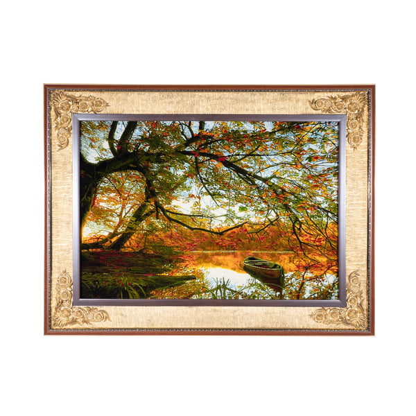 Autumn Lake Landscape Scene - 144 x 109 cm (1.5696 m2)