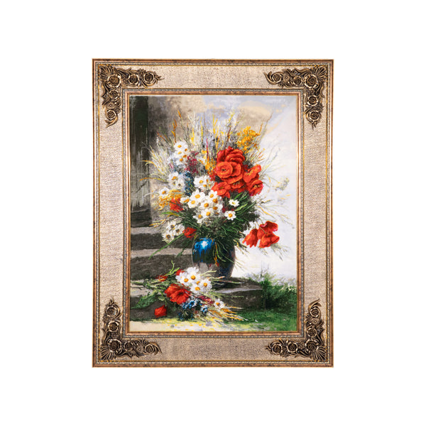 Staircase Floral Bouquet Artwork - 102 x 132 cm (1.3464 m2)