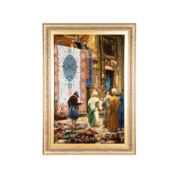 Oriental Bazaar Carpet Artwork - 104 x 148 cm (1.5392 m2)