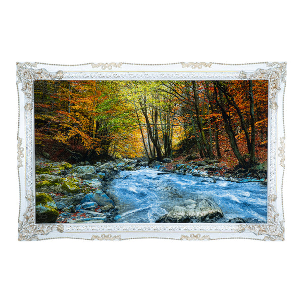 Autumn Forest River Scene - 165 x 110 cm (1.8150 m2)