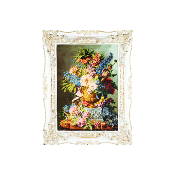 Golden Floral Vase Elegance - 71 x 91 cm (0.6461 m2)