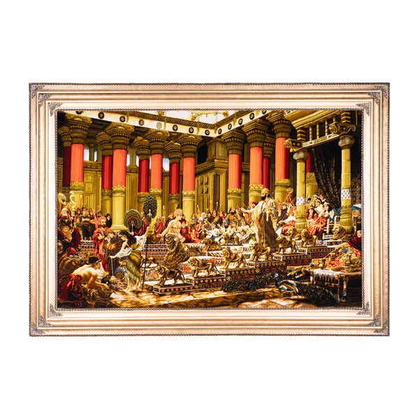 Queen Sheba Meets King Solomon - 186 x 132 cm (2.4552 m2)