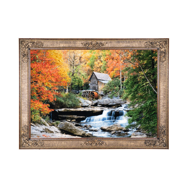 Autumn Forest, Waterfall Scene - 176 x 131 cm (2.3056 m2)
