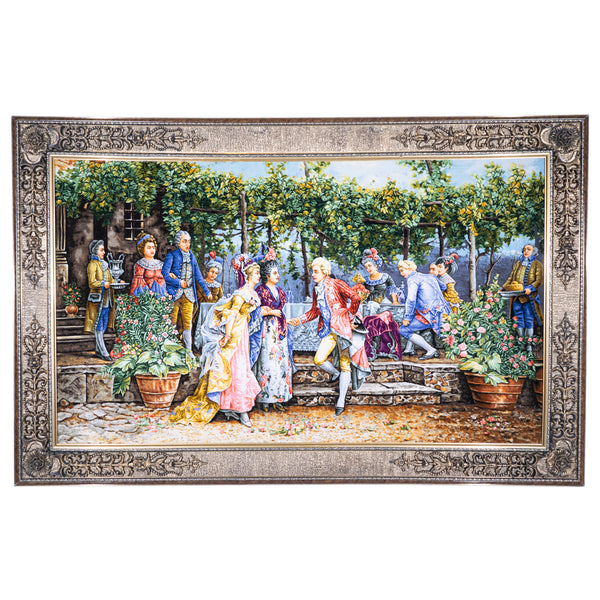 French Garden Wedding Banquet - 203 x 131 cm (2.6593 m2)