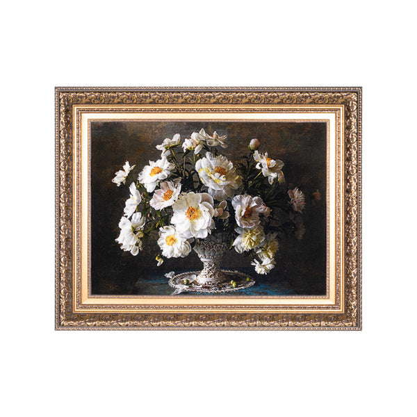White Flower Elegance - 101 x 81 cm (0.8181 m2)