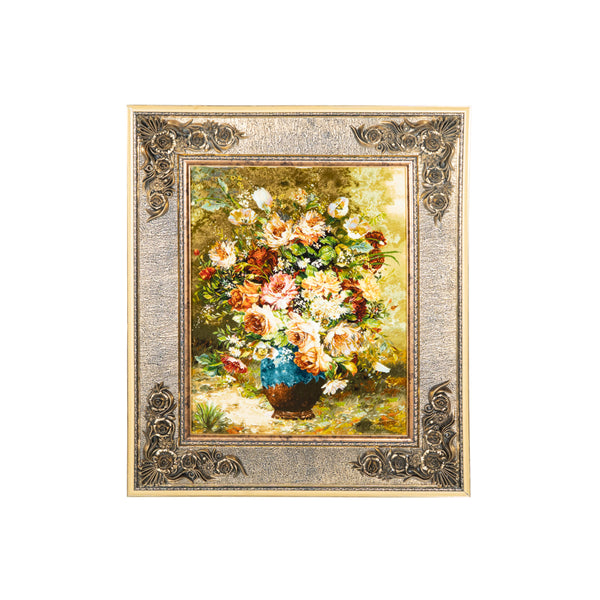Floral Bouquet in Blue Vase - 84 x 97 cm (0.8148 m2)