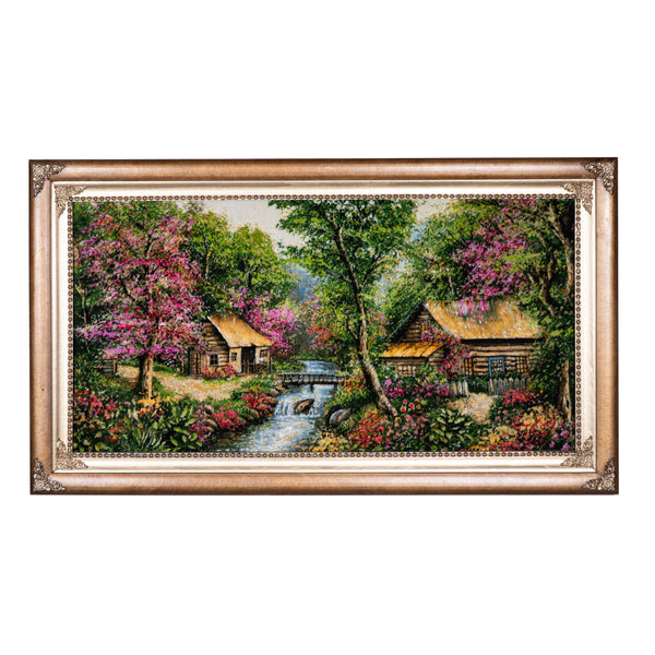 Countryside Cottage Scene - 129 x 74 cm (0.9546 m2)