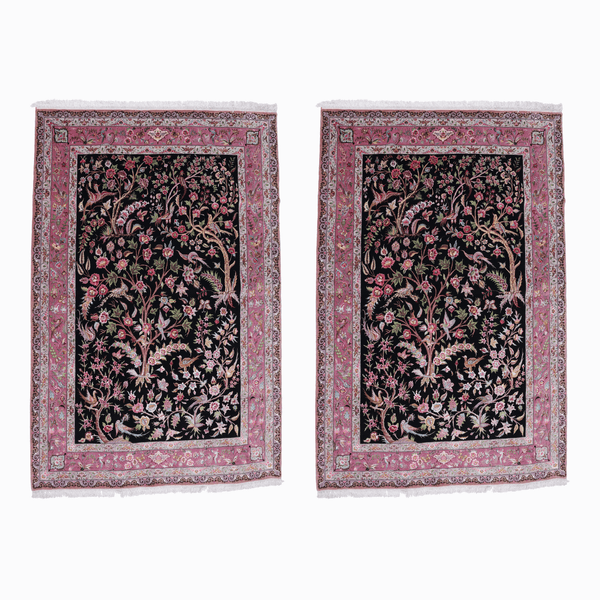 Persian Carpet – 70 Raj Hand-knotted Rug Set (2 Pieces, 2.2 × 1.6 m / 3.52 m² Each)