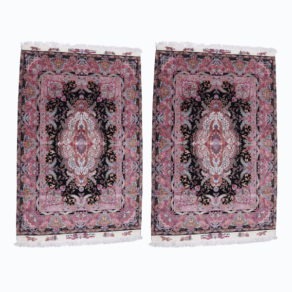 Persian Carpet – 76 Raj Hand-knotted Rug Set (2 Pieces, 2.2 × 1.5 m / 3.3 m² Each)