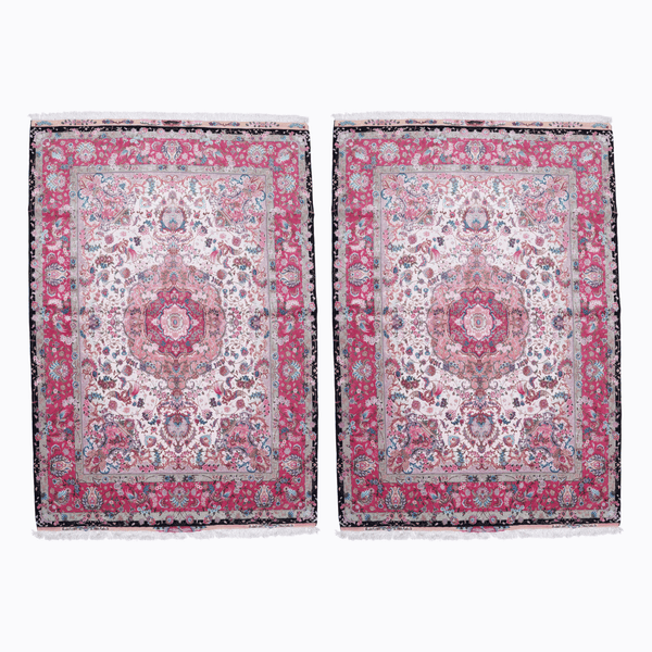 Persian Carpet – 70 Raj Hand-knotted Rug Set (2 Pieces, 2.2 × 1.5 m / 3.30 m² Each)