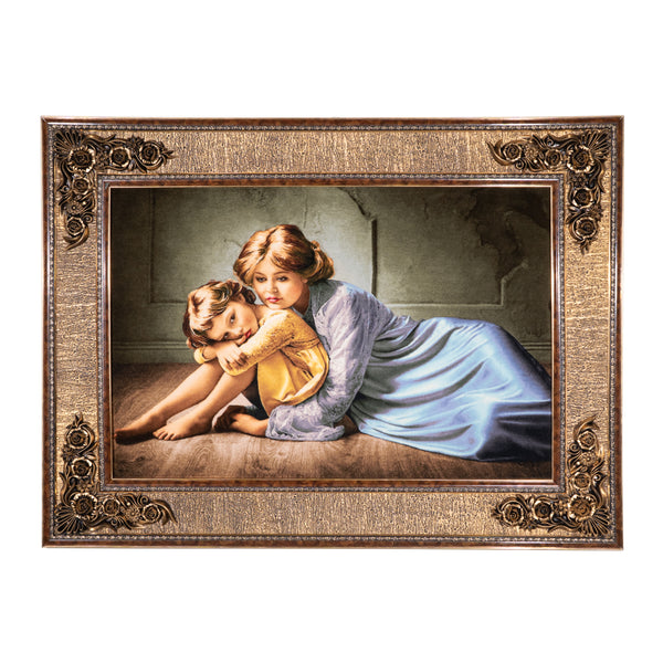 Figurative Sisters in Solace - 126 x 94 cm (1.1844 m2)