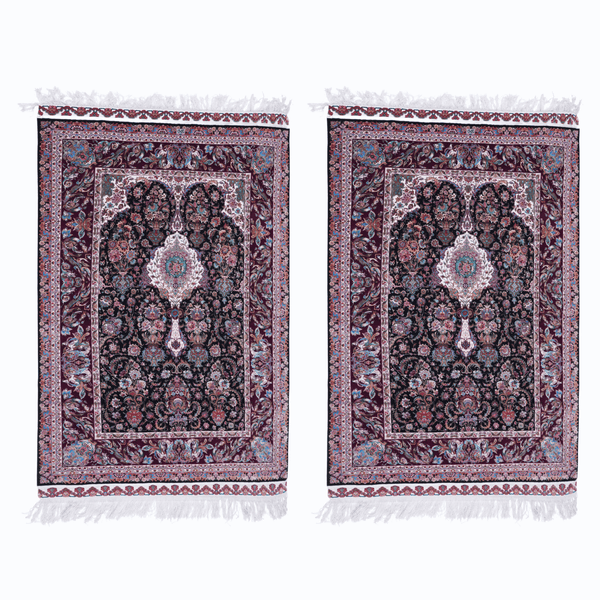 Persian Carpet – 116 Raj Hand-knotted Rug Set (2 Pieces, 1.7 × 1.0 m / 1.7 m² Each)