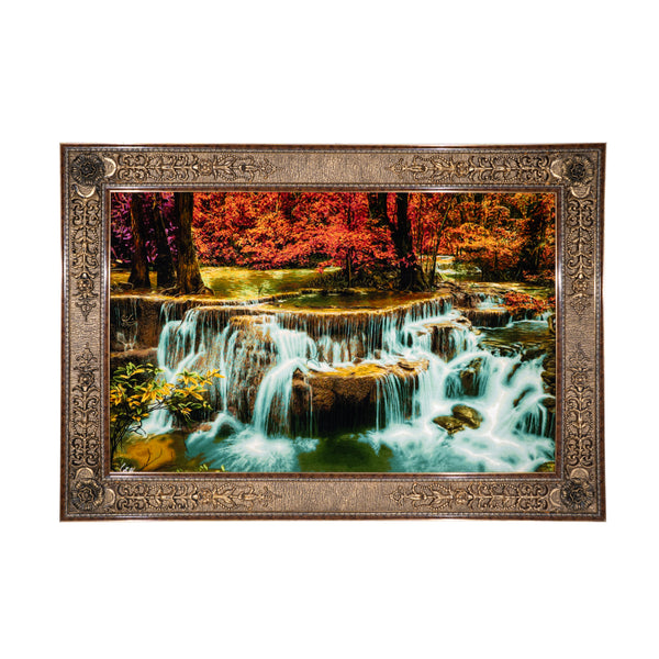 Autumn Waterfall Scene - 172 x 120 cm (2.0640 m2)