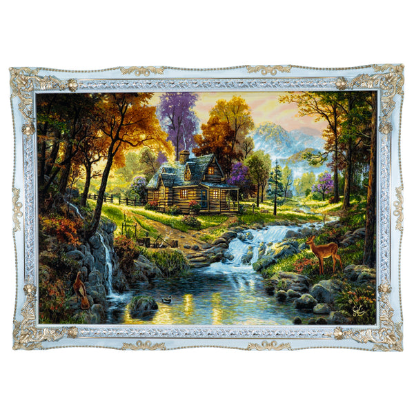 River Cottage Serenity Scene - 164 x 119 cm (1.9516 m2)