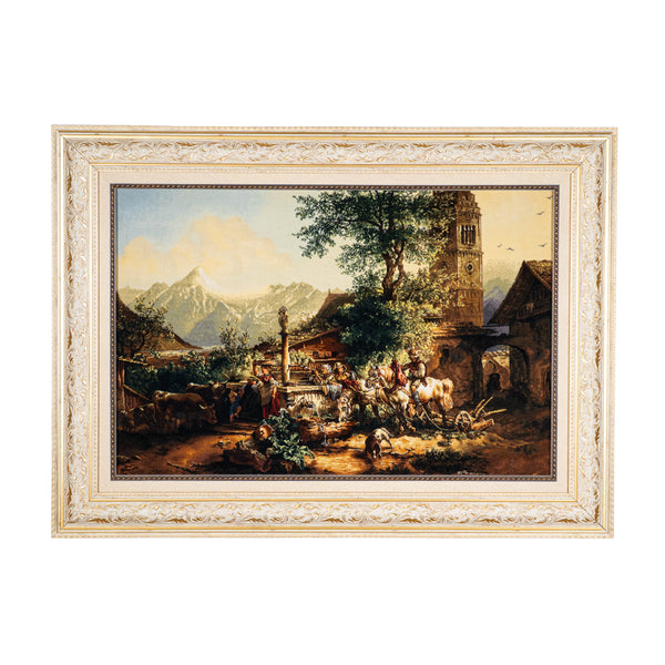 Sarcheshmeh Village Scene - 120 x 88 cm (1.0560 m2)