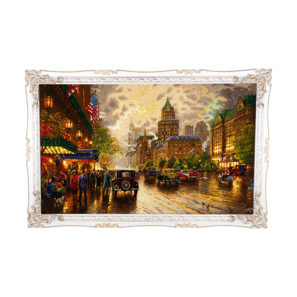 Vintage City Street Scene - 186 x 122 cm (2.2692 m2)