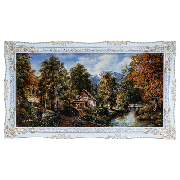 Countryside Cottage with Forest Scene - 157 x 89 cm (1.3973 m2)