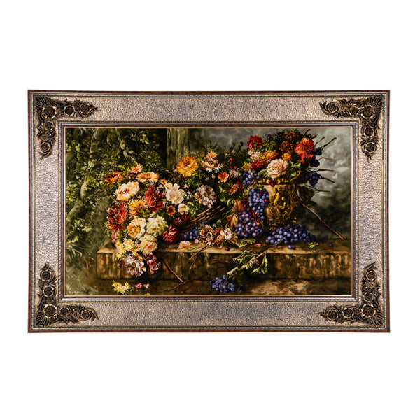 Floral & Grape Design - 148 x 100 cm (1.48 m2)