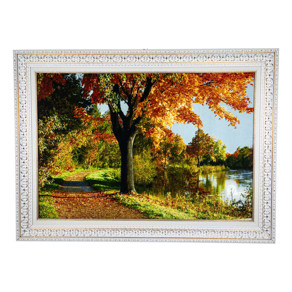 Autumn Riverside Path - 158 x 115 cm (1.8170 m2)