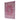 Pink patterned rug on a white background
