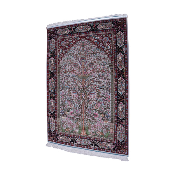 Persian Carpet – 60 Raj Hand-knotted Rug – 2.4 × 1.6 m (3.84 m²)