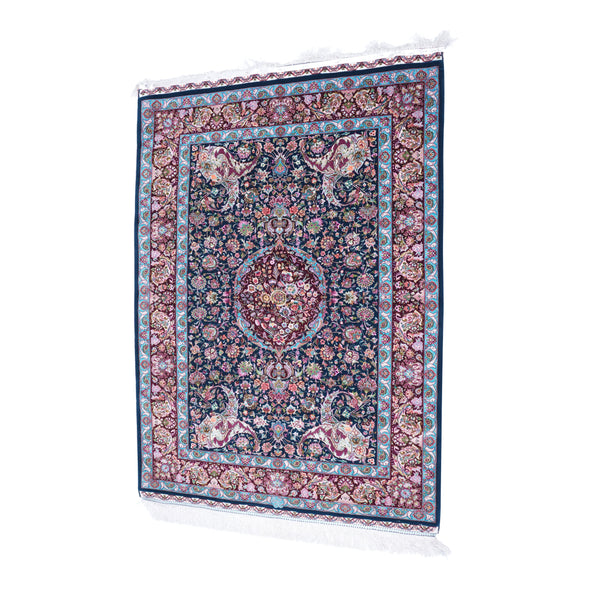 Persian Carpet – 74 Raj Hand-knotted Rug – 1.6 × 1.0 m (1.60 m²)