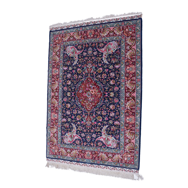 Persian Carpet – 60 Raj Hand-knotted Rug – 2.0 × 1.2 m (2.40 m²)