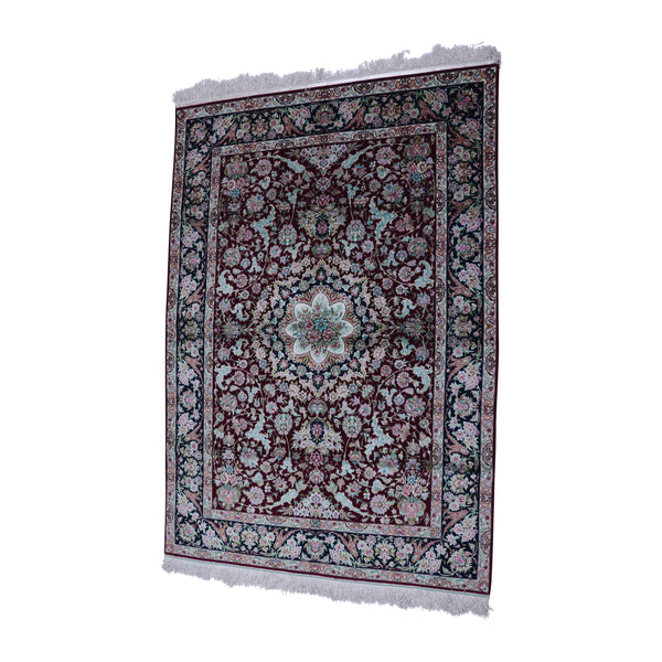 Persian Carpet – 60 Raj Hand-knotted Rug – 2.1 × 1.5 m (3.15 m²)